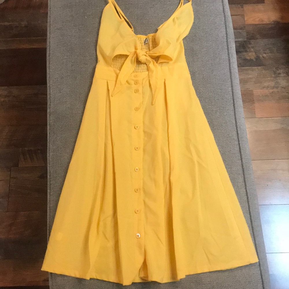 Yellow sundress